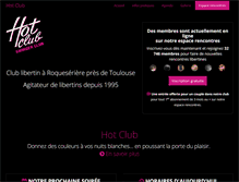 Tablet Screenshot of hotclub.fr